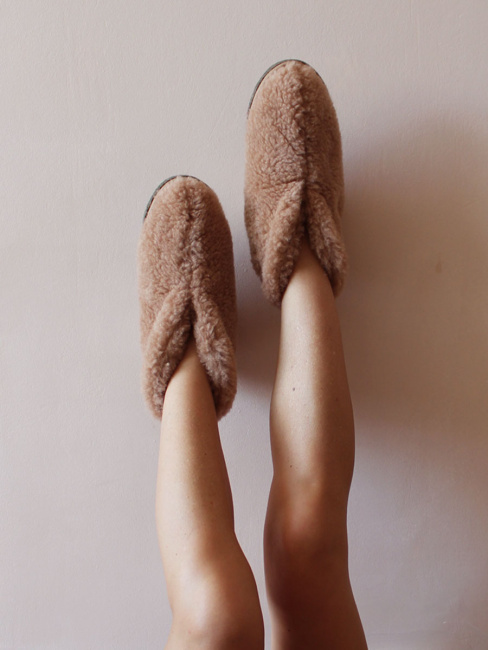 Обувь домашняя ботинки (бурки) LANATEX из натуральной овечьей шерсти. Арт. 2296, 37-38 - фото2