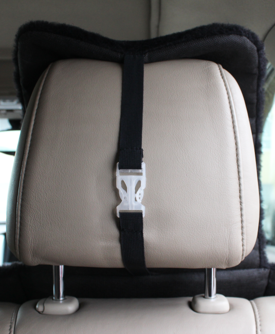 Накидка на автомобильное сидение LANATEX модель 168, артикул 22161, размер 145*55*1,5 , цвет черный - фото4