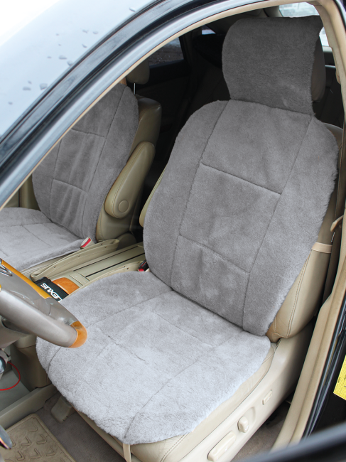 Накидка на автомобильное сидение LANATEX модель 168, артикул 22162, размер 145*55*1,5 , цвет серый