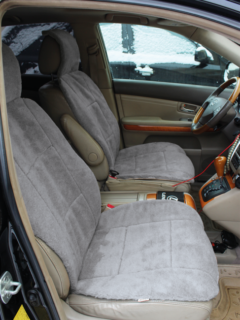 Накидка на автомобильное сидение LANATEX модель 168, артикул 22162, размер 145*55*1,5 , цвет серый - фото6
