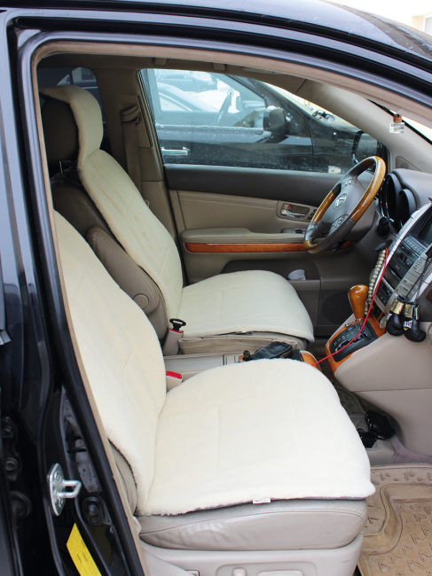 Накидка на автомобильное сидение LANATEX модель 168, артикул 22164, размер 145*55*1,5, цвет белый - фото6