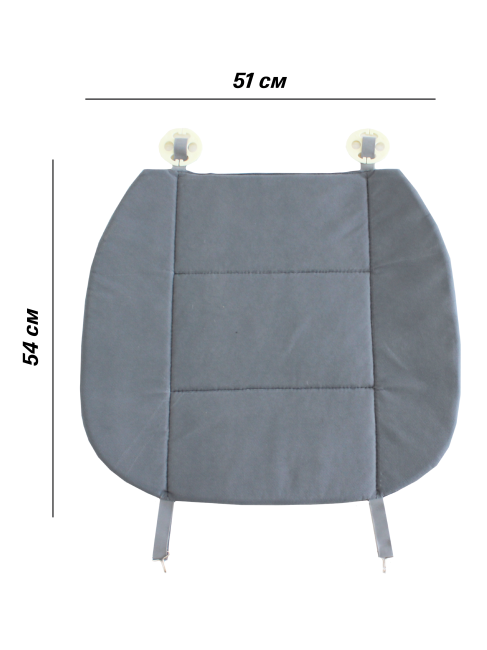 Универсальная накидка на сиденье авто LANATEX мод 502 арт 22190 размер 51*54*1 цвет т.синий